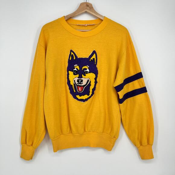 Vintage Other - Vtg Nutmeg Mills Sweatshirt University of Washington Huskies Purple Gold UW M